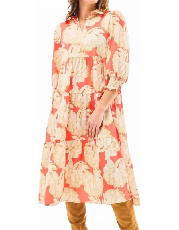 Eleanor Fall Floral Dress