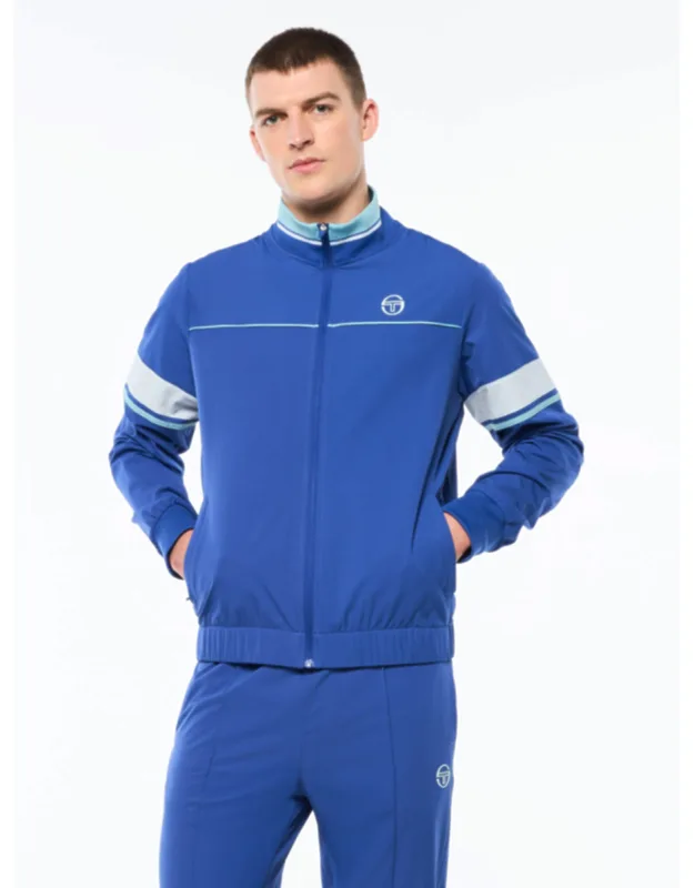 Solare Track Jacket With Full-zip Front And Structured Stand Collar