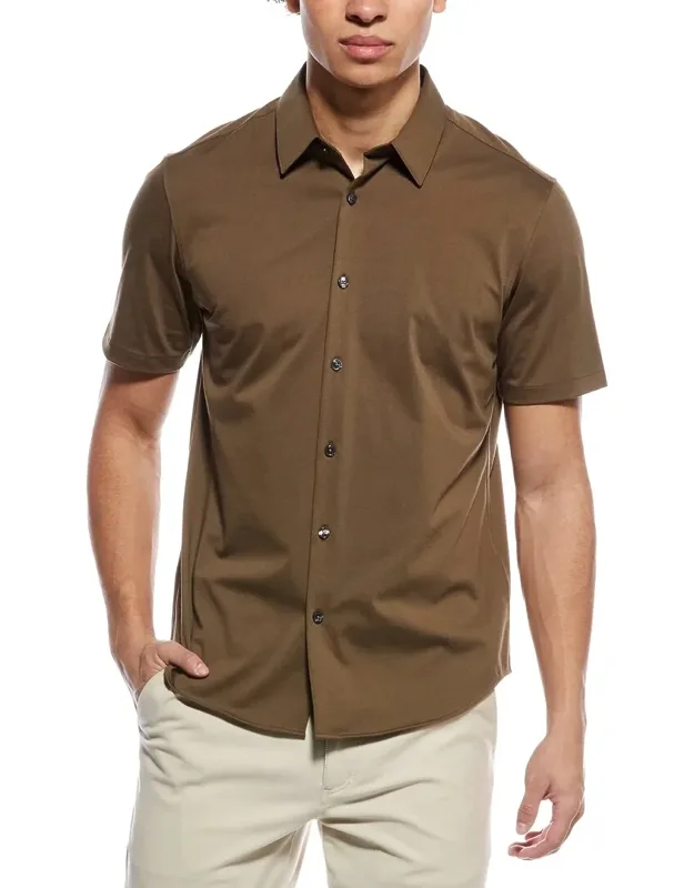 Theory Irving Shirt - Button Front, Spread Collar