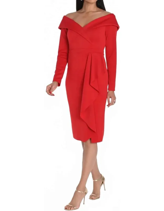 Off The Shoulder Special Occasion Dress