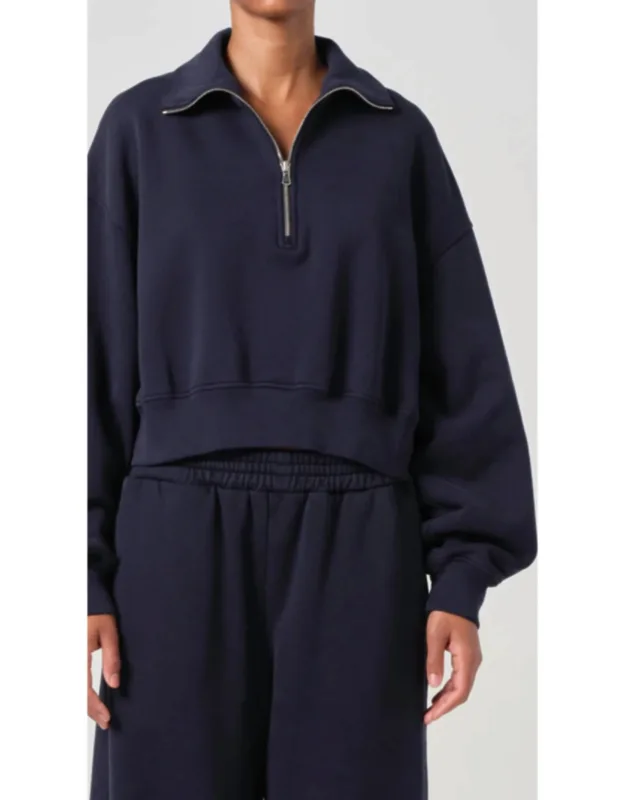 Bethan Quarter Zip Sweatshirt
