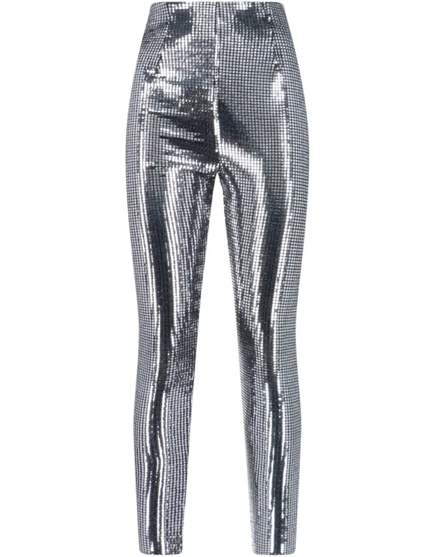 Metallic Sequin Pants