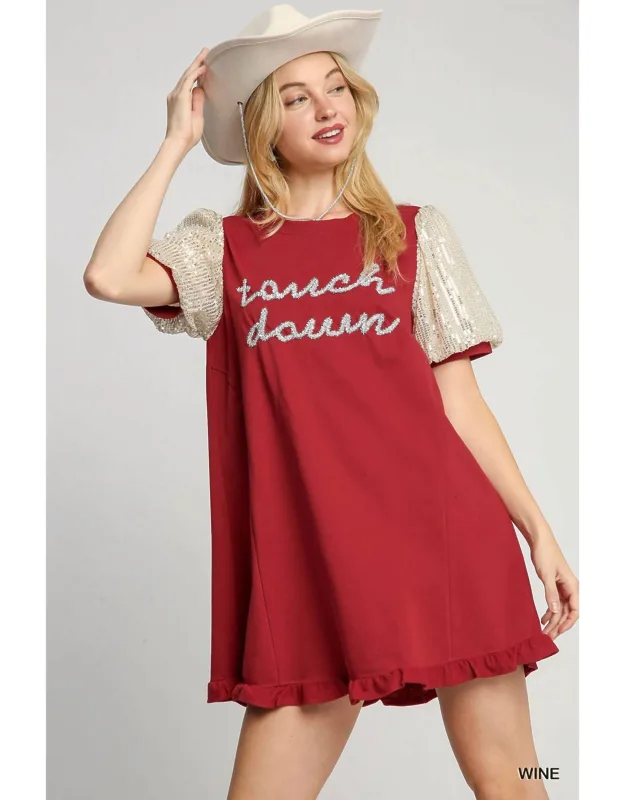 Sequin Game Day Mini Dress