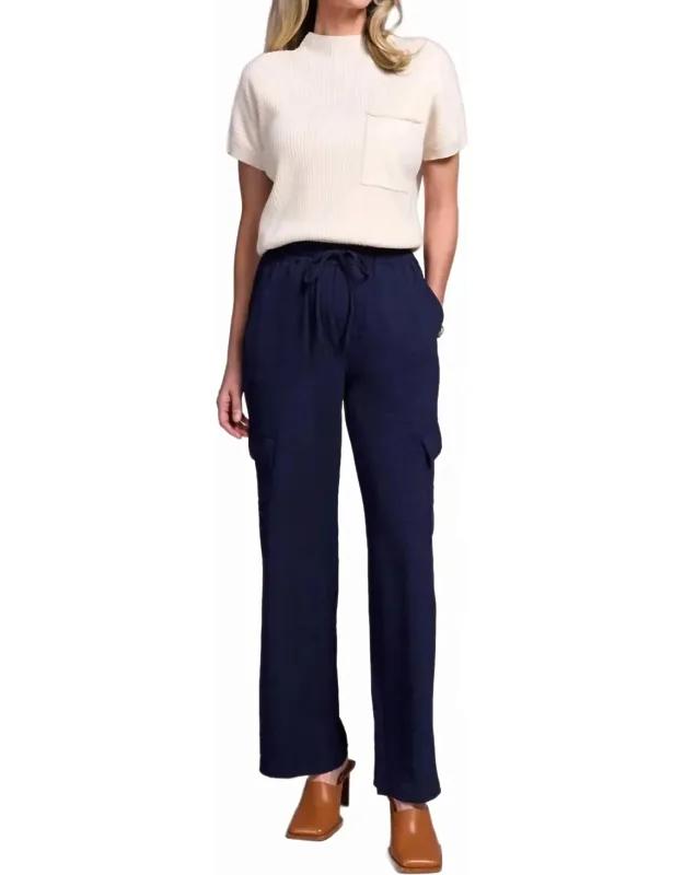 Airflow Elastic-waist Flowy Cargo Pants