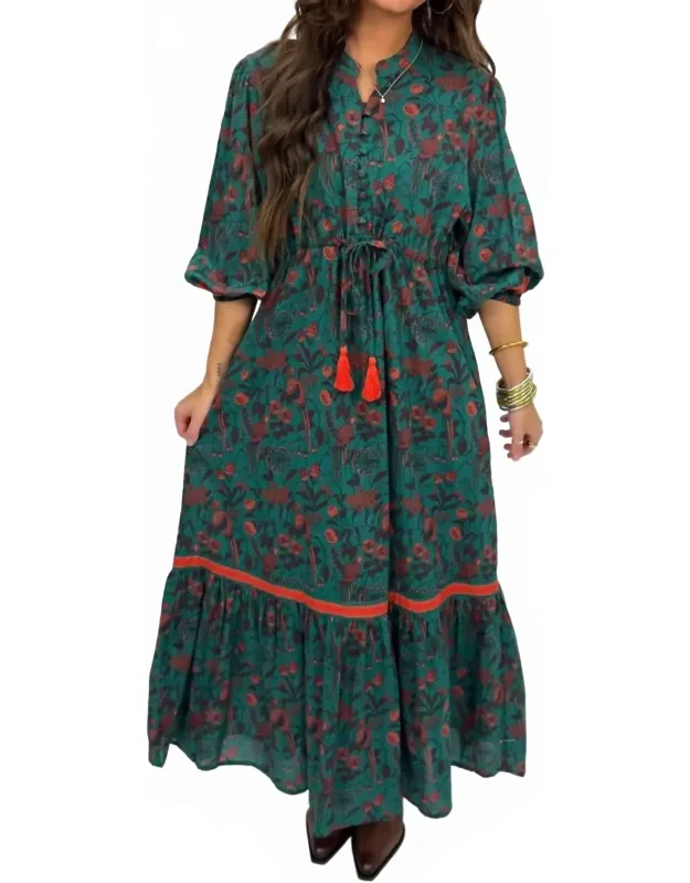 Cape Midi Dress