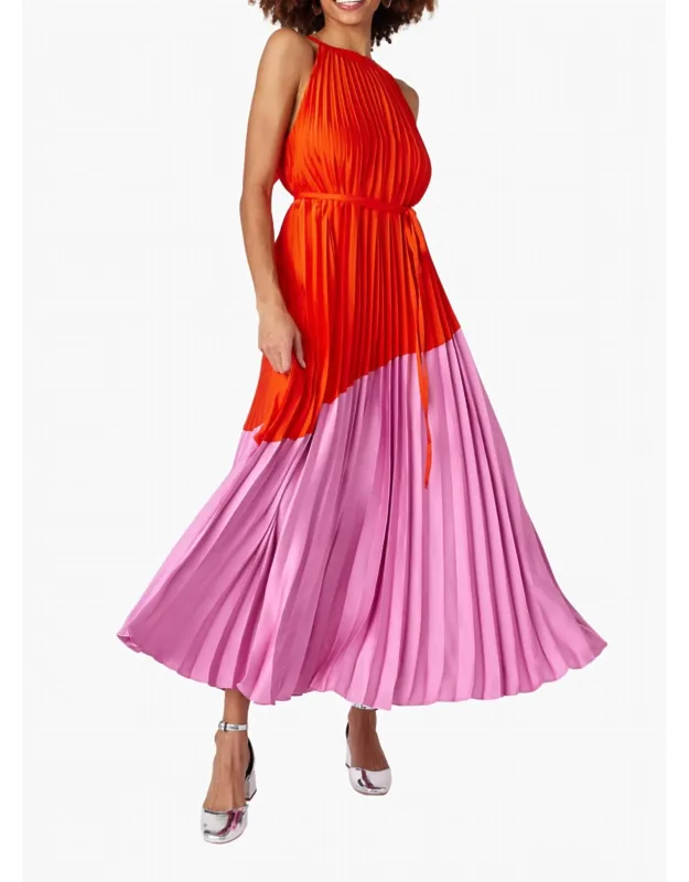 Tropical Colorblock Dress