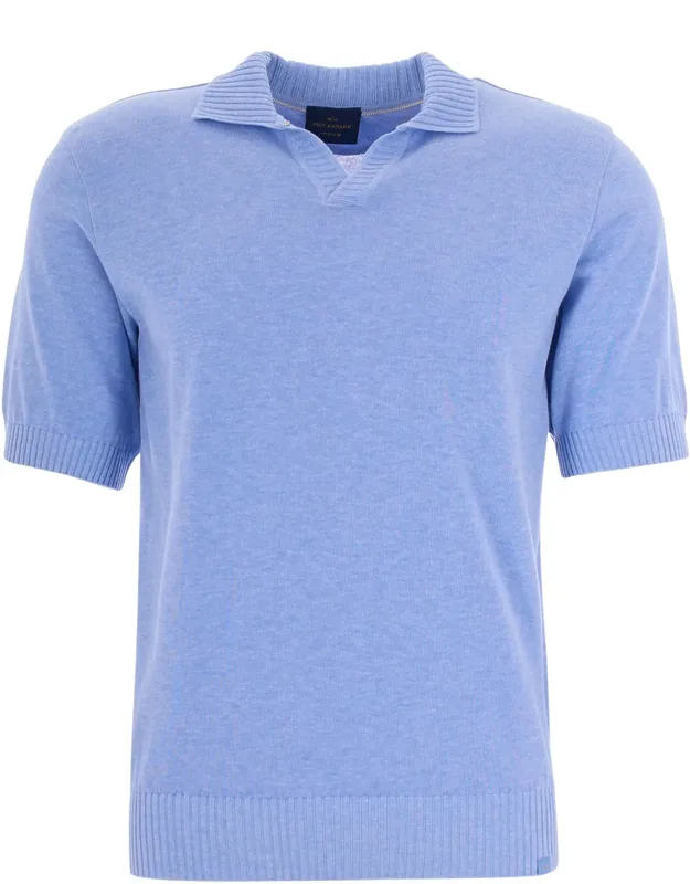 Open Collar Polo Shirt