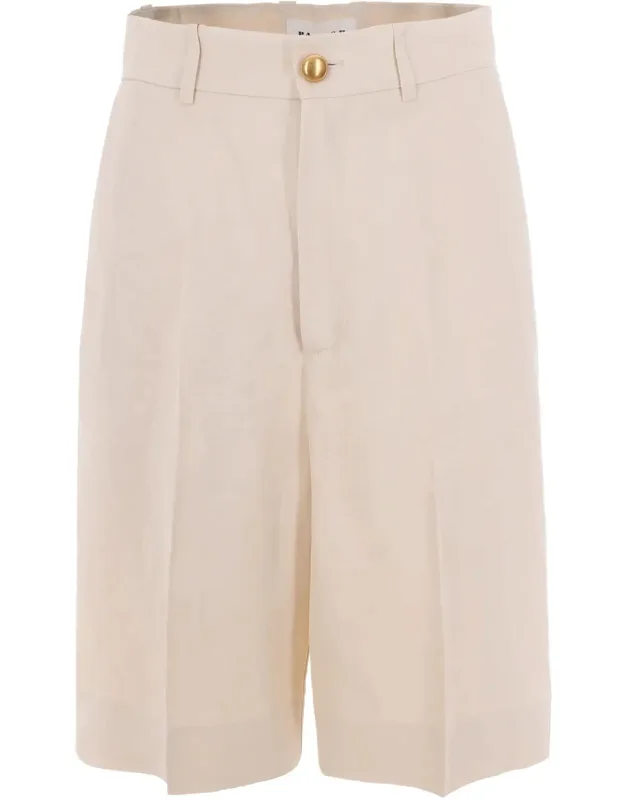 Linen Bermuda Shorts