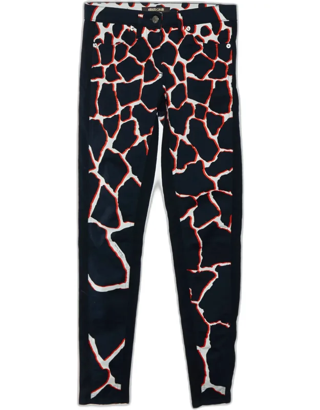 Denim Printed Detail Skinny Jeans