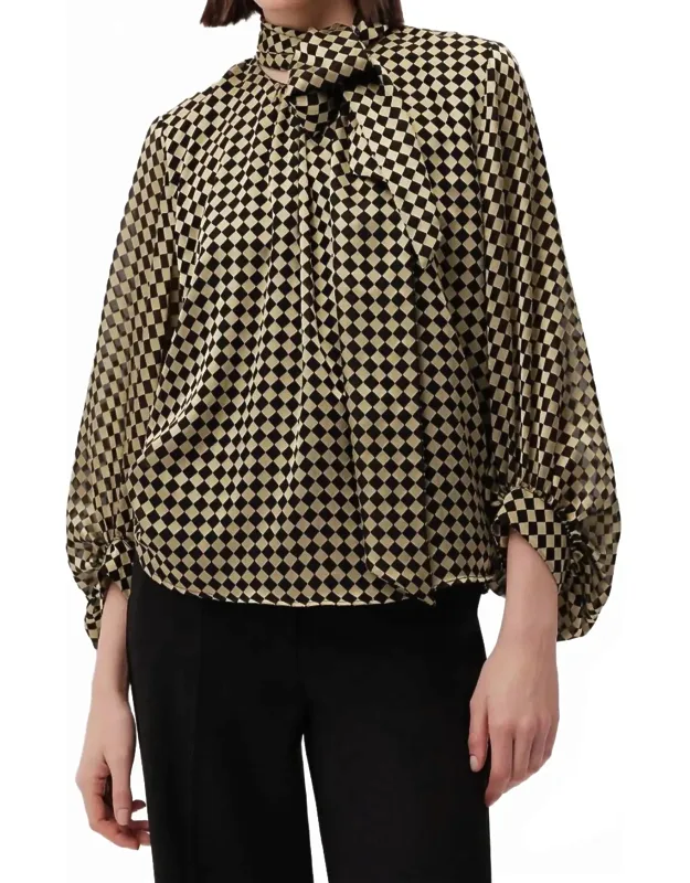 Balloon Sleeve Blouse