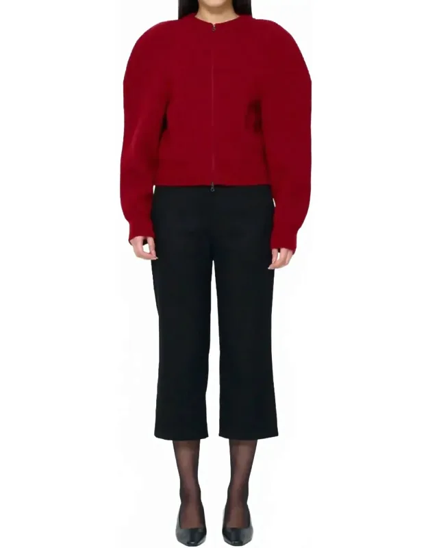 Cut Out Rounded Cardigan