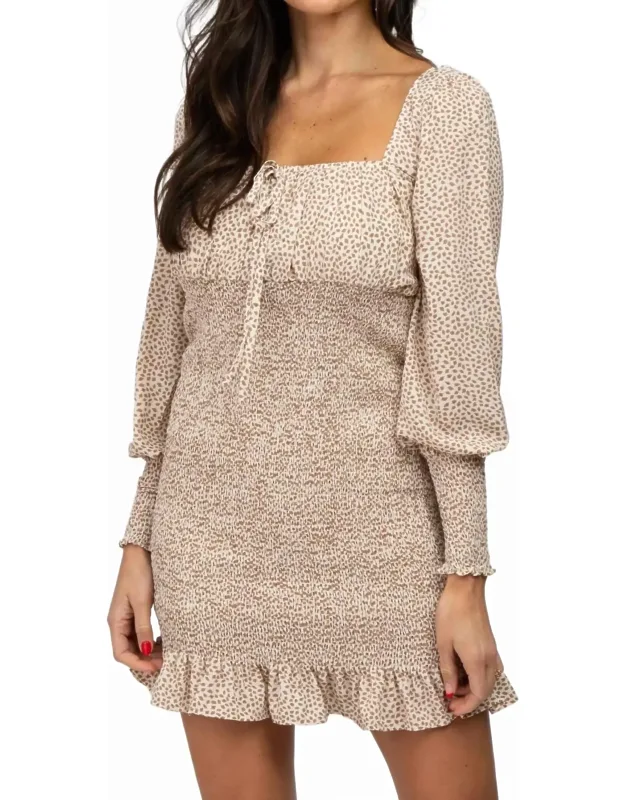 Smocked Mini Dress