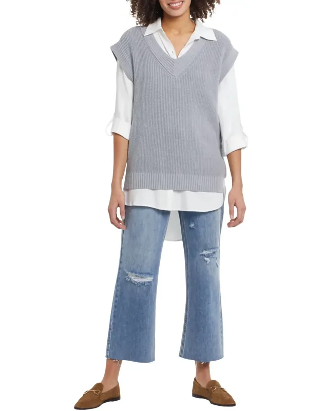 Long Sweater Vest