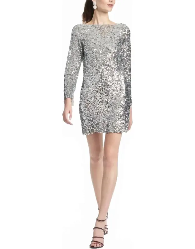 Cowl Back Mini Dress