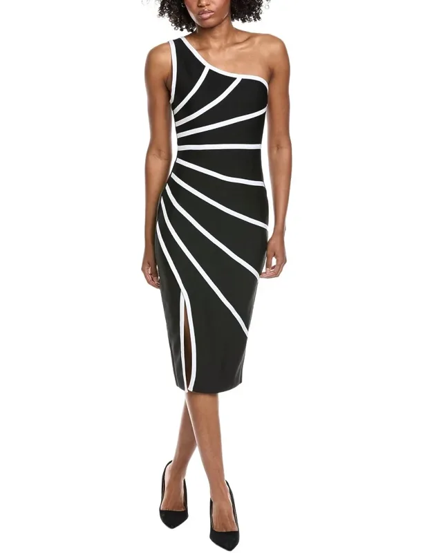 One-shoulder Sheath Dress