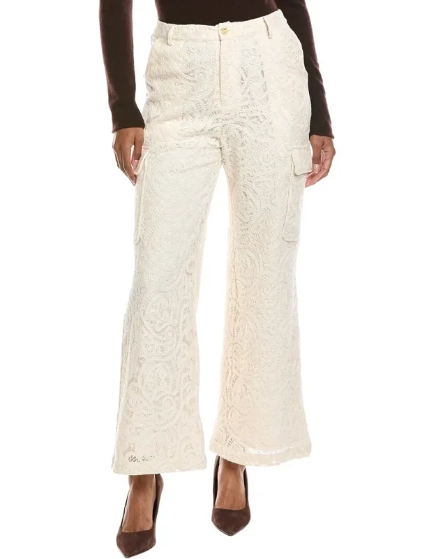 Lace Cargo Long Pants