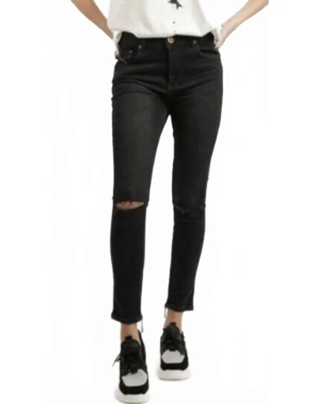 High Waist Free Birds Jeans