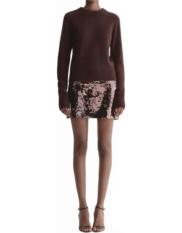 Cleo Sequin Mini Skirt