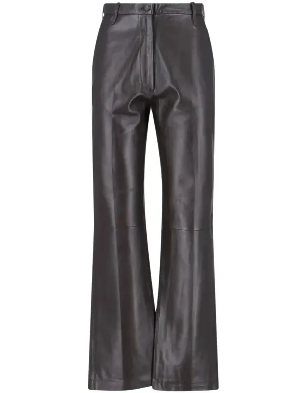 Tailored Trousers With Straight Cut