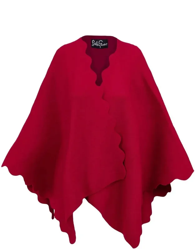 Portia Scalloped Cape