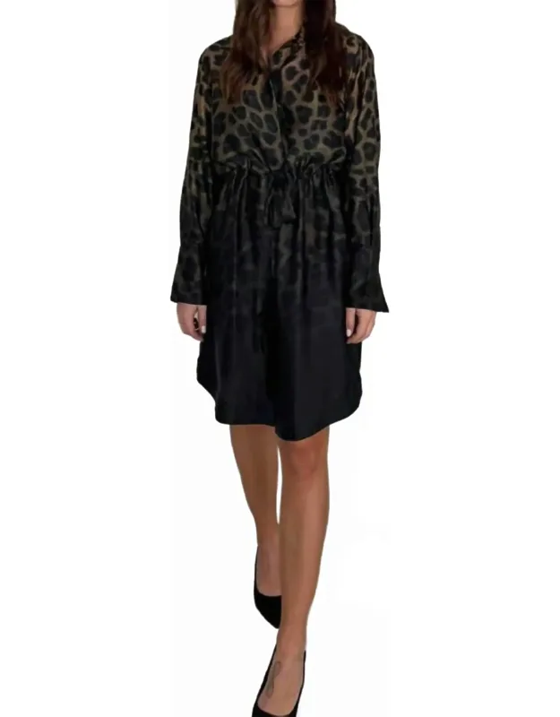 Nakita Dress In Gradient Leo