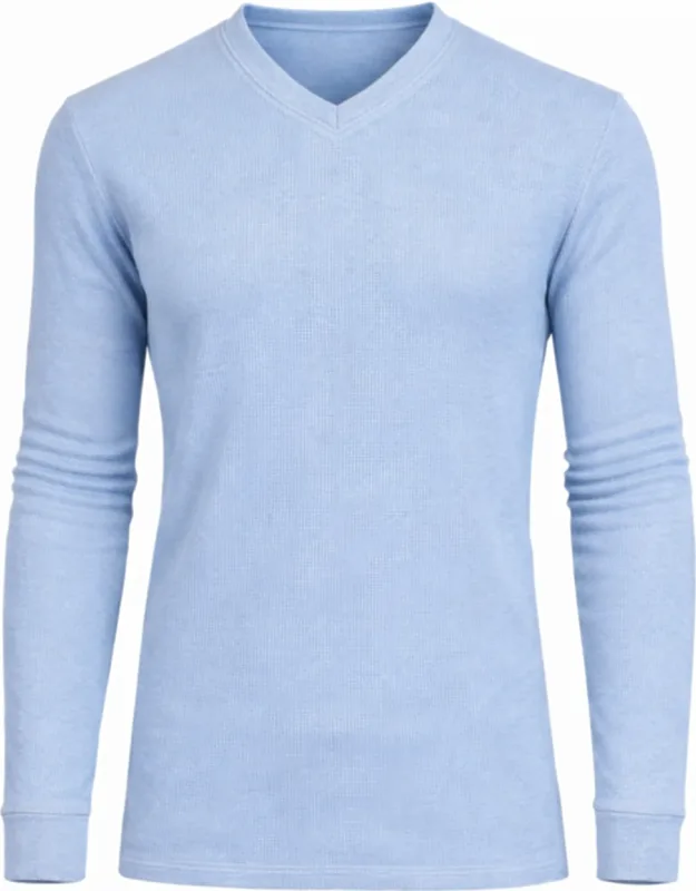 Galaxy By Harvic Waffle-knit Thermal Shirt - Modern-fit Design, Tagless For Comfort