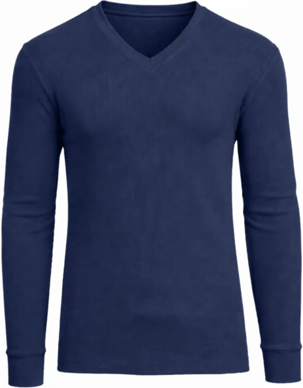 Galaxy By Harvic Waffle-knit Thermal Shirt - Modern-fit Design, Tagless For Comfort