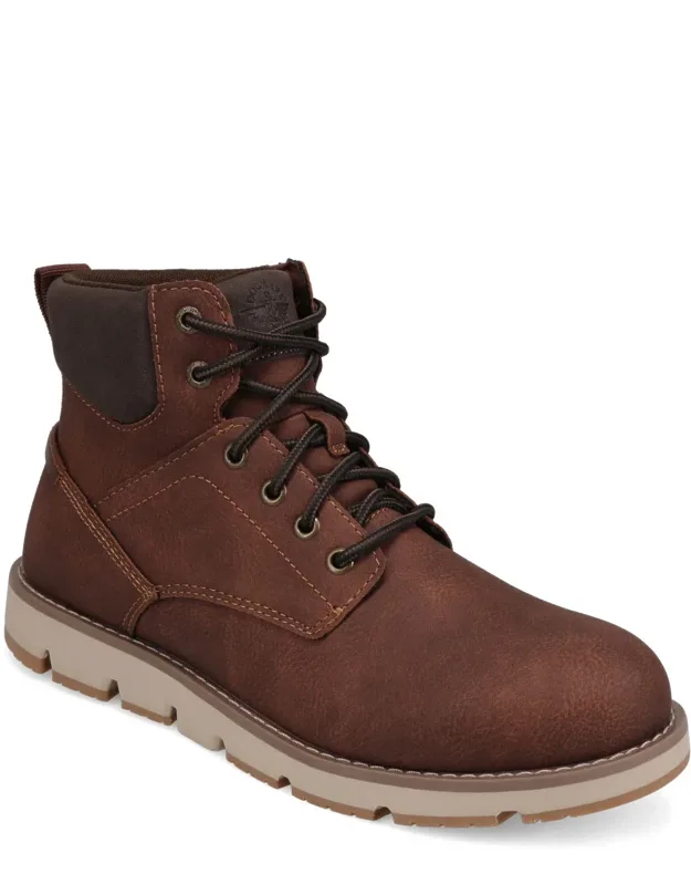 Rugged Casual Lace Up Boots