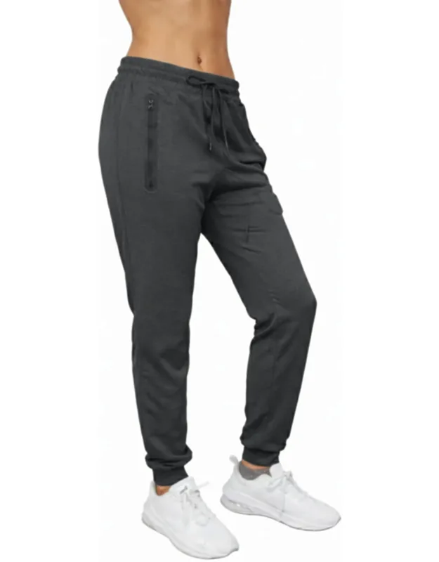 Relaxed Fit Tech Joggers With Zipper Pockets