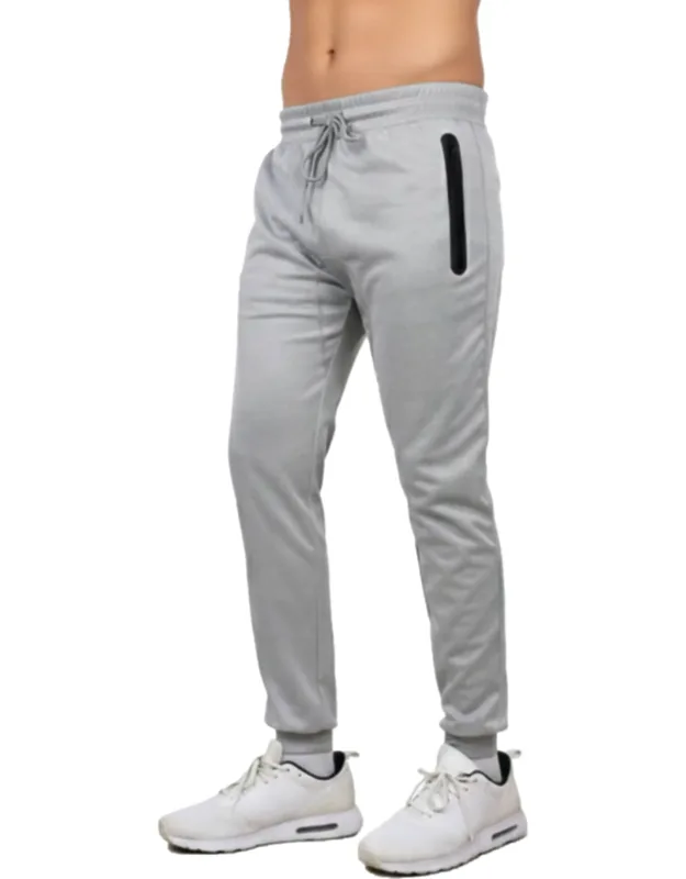 Slim Fit Tech Joggers With Zipper Pockets
