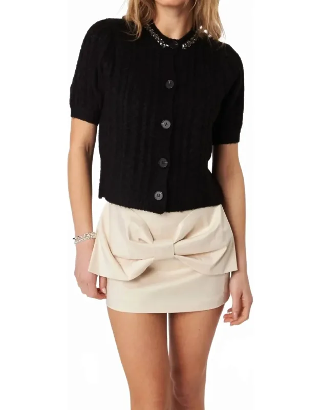 Maxwell Short Sleeve Sweater