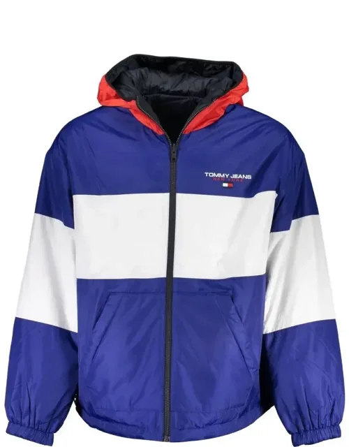 Tommy Hilfiger Polyester Jacket With Rfid Blocking Technology And Eco-leather Finish