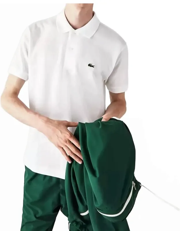 Short Sleeve Classic Pique Polo Shirt