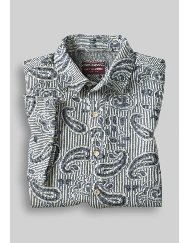 Tailored Fit Linden Textured Casual Shirt