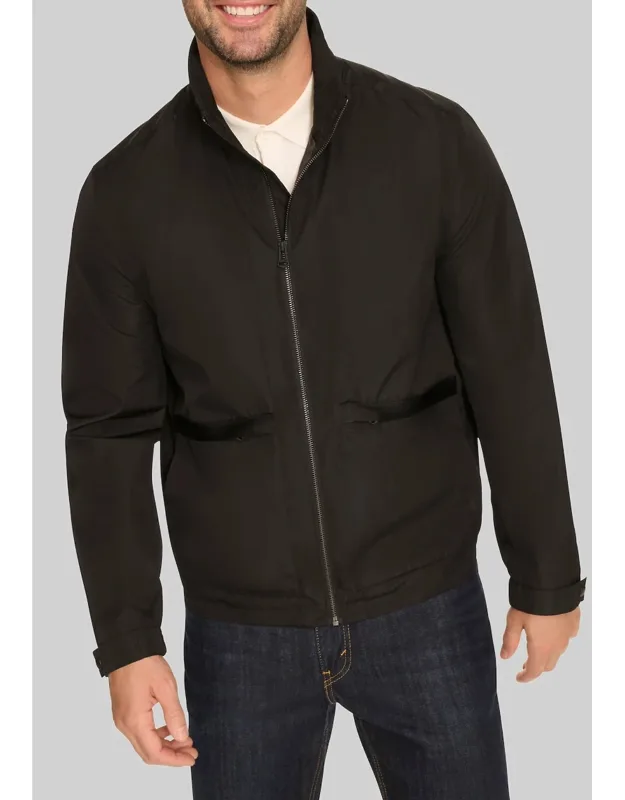 Stand Collar Packable Rain Jacket