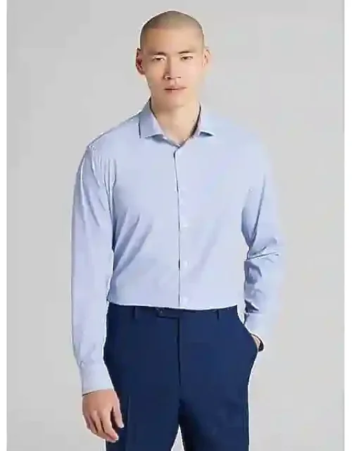 Big & Tall Chillflex Slim Fit Check Dress Shirt