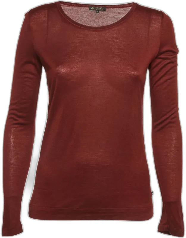 Jersey Crew Neck Top