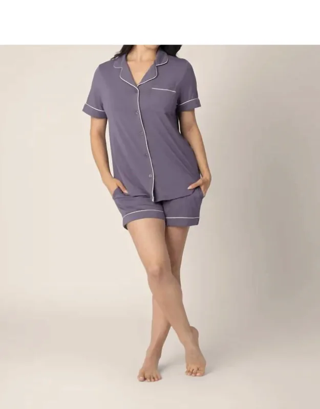 Clea Bamboo Classic Short Sleeve Pajama Set