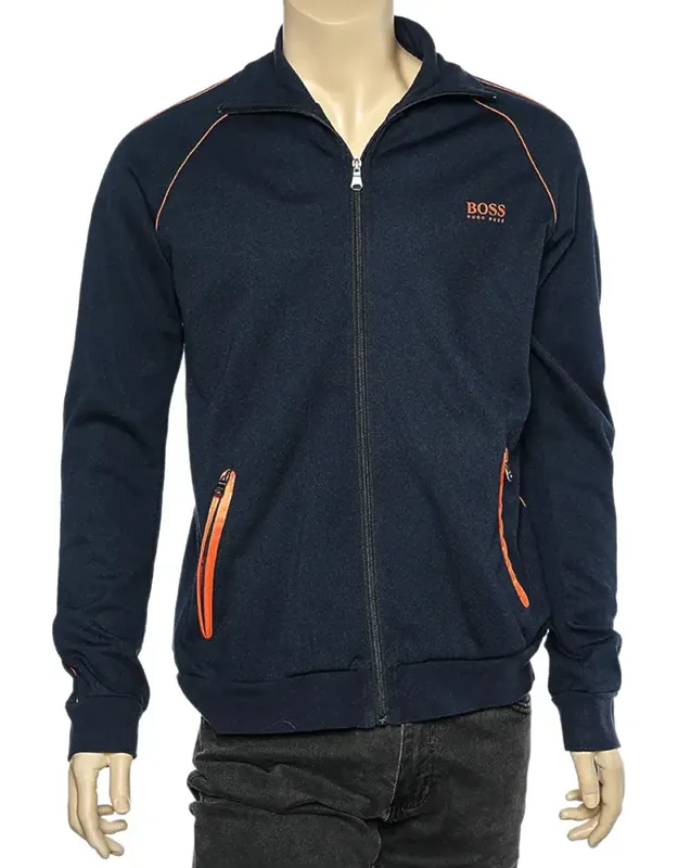 Knit Zip Front Track Jacket