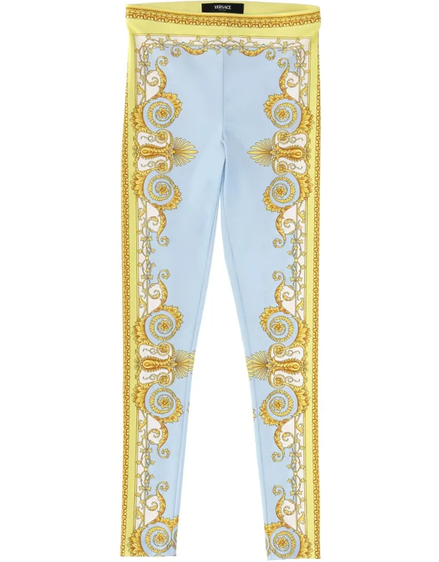Leggings With "baroque" Print