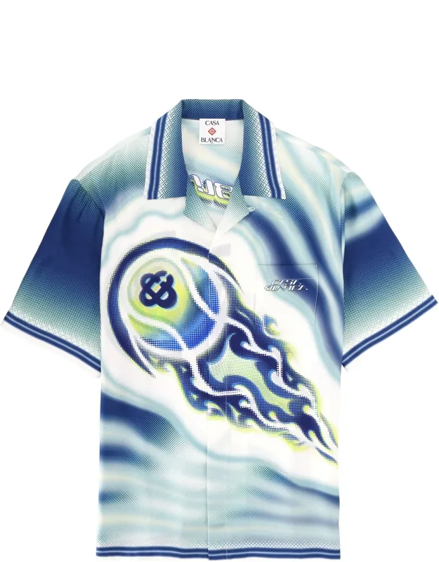 "flaming Tennis Ball" Shirt