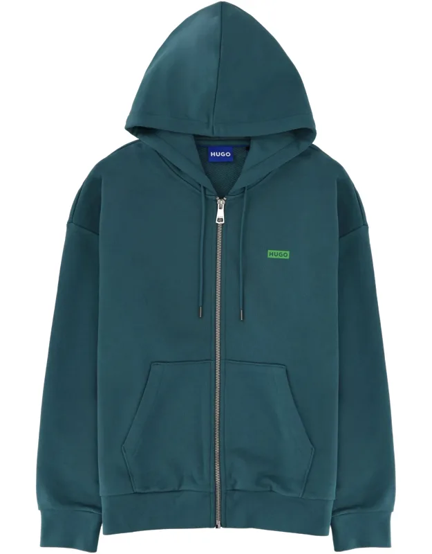 Zippered Sweatshirt With Logo