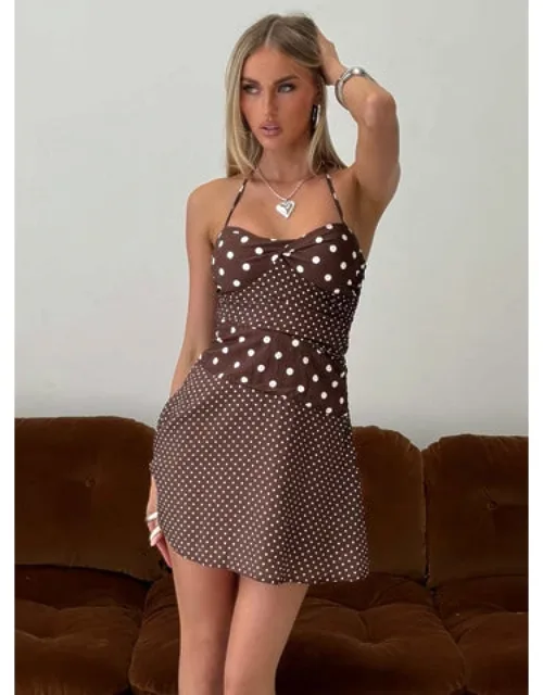 Marguerite Halter Mini Dress