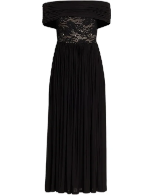 Rebellion Lace Off-shoulder Dress