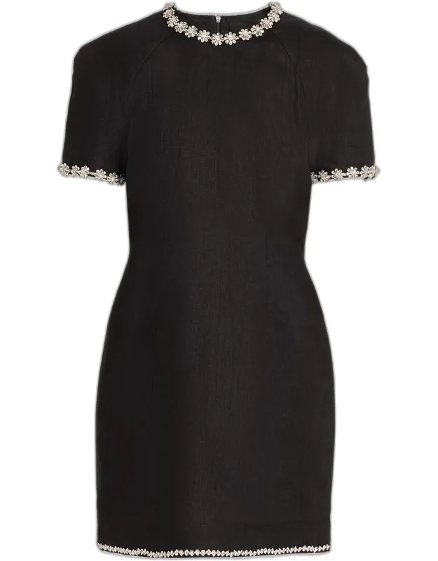 Embellished Mini Dress