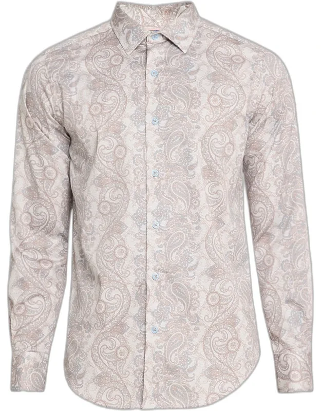 Auberry Stretch Paisley Sport Shirt