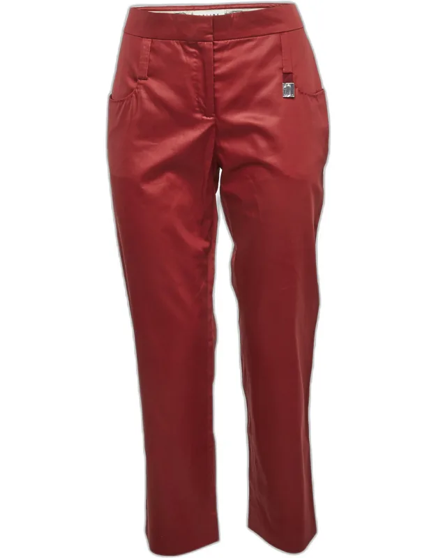Poplin Straight Fit Trousers