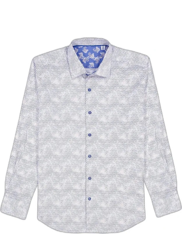 Akehurst Geometric Stretch Sport Shirt