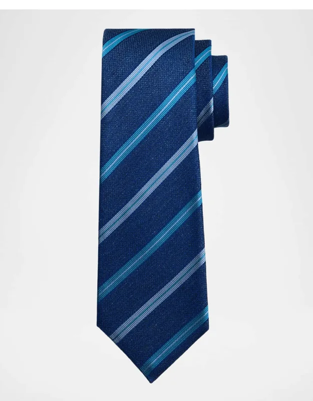 Multi-stripe Silk 7-fold Tie