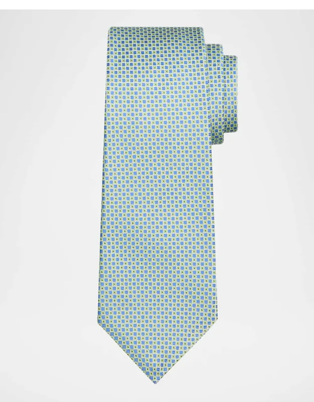 Micro-geometric Silk 7-fold Tie